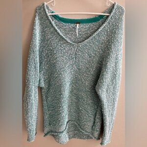 Free People Bright Lights V-Neck Sweater
